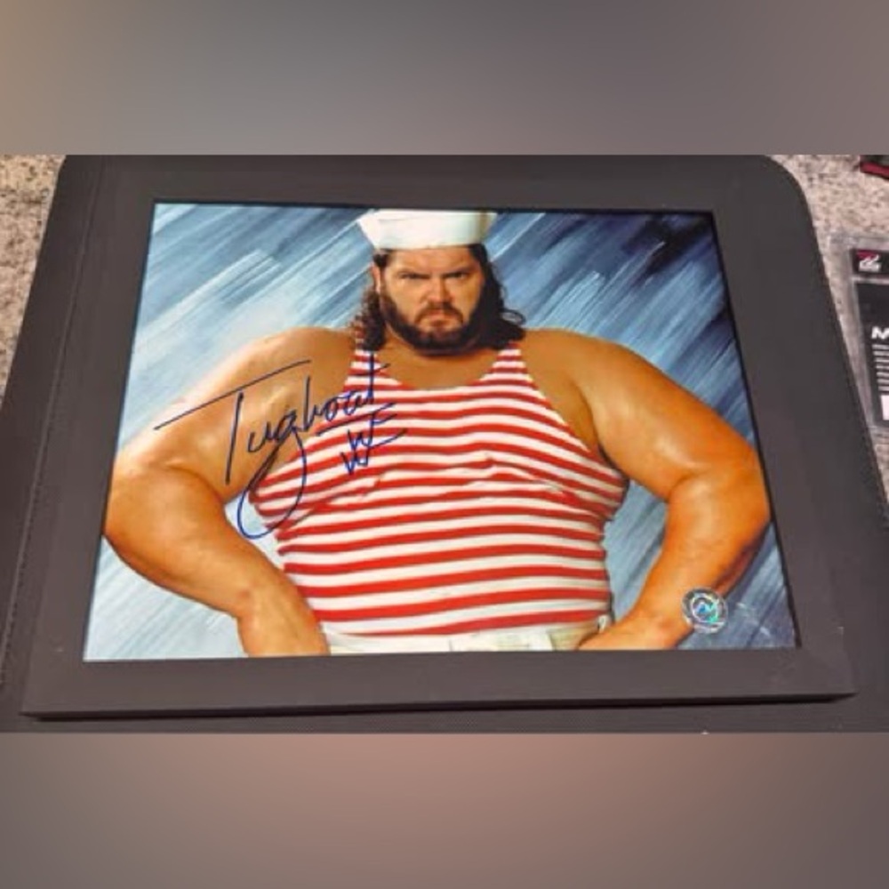 WWF’S Tugboat 8x10 Auto COA